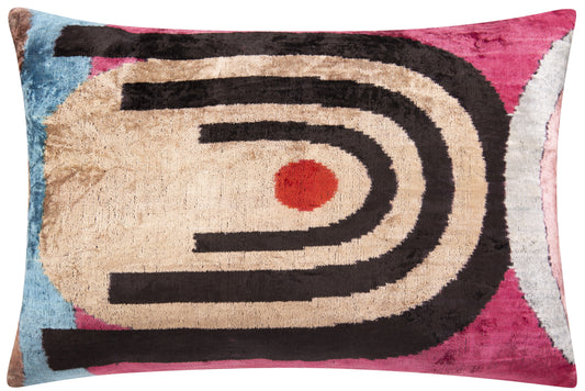 Handmade Velvet Abstract Cushion