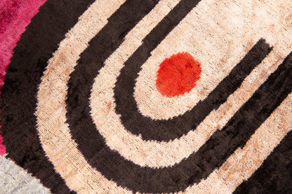 Handmade Velvet Abstract Cushion